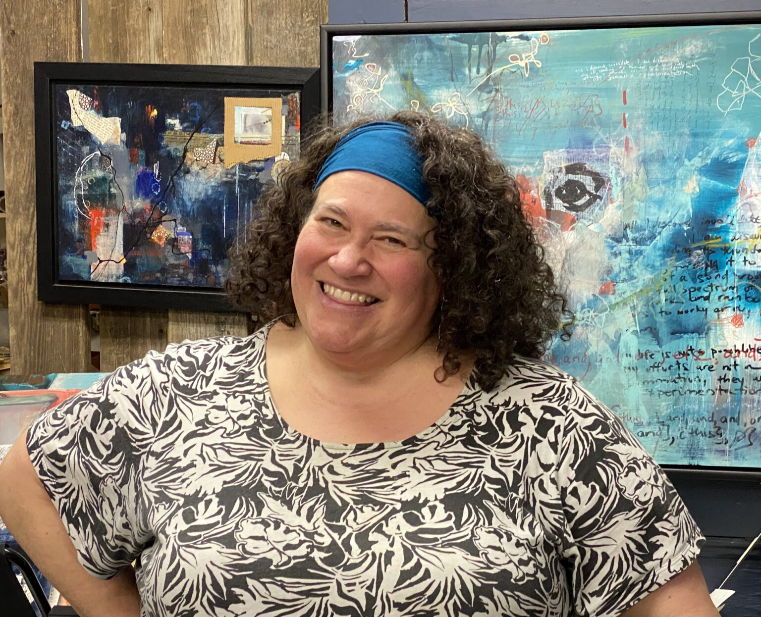 Robin Colodzin in the studio